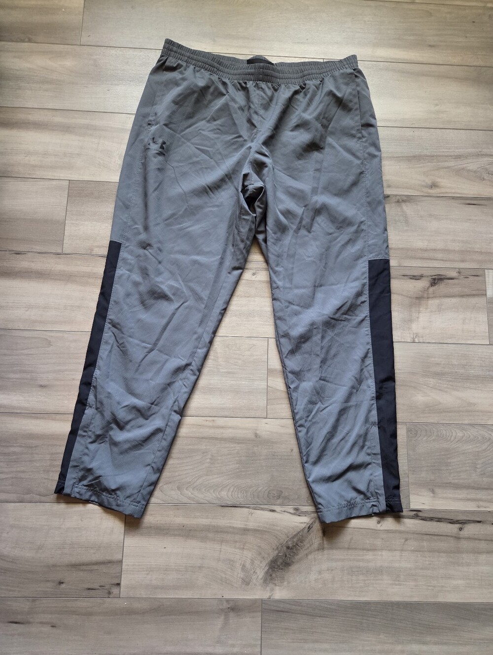 Under Armour Gray Joggers with Black Side Panels
